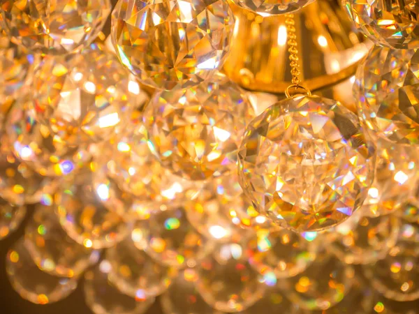 Twinkle Twinkle Crystal Chandelier Room — Stock Photo, Image