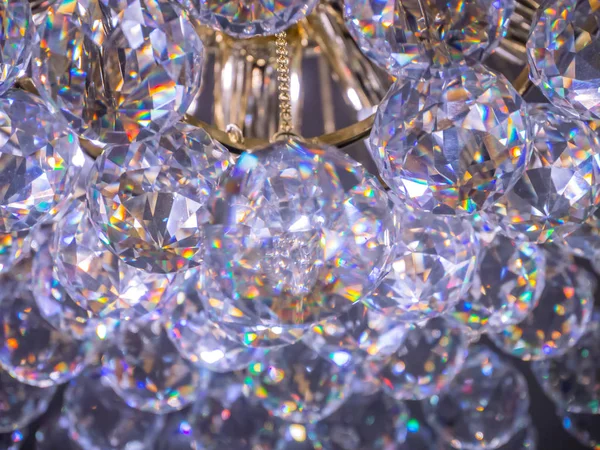 Twinkle Twinkle Crystal Chandelier Room — Stock Photo, Image