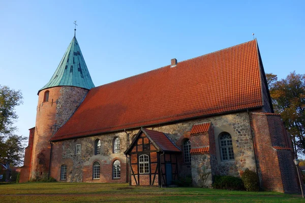 Evangelische Johannes Kirche Salzhausen — Stockfoto
