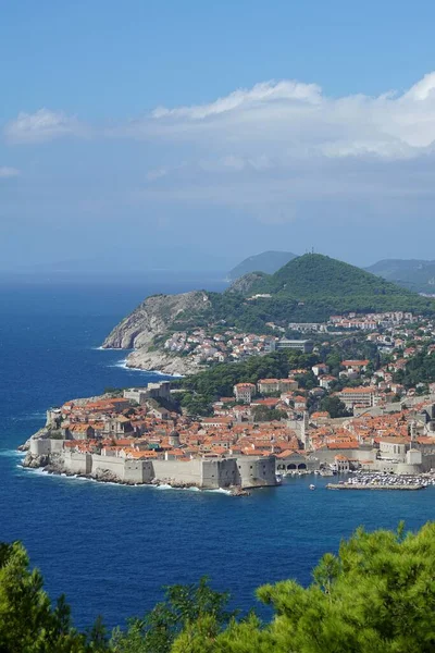 Dubrovnik Légi Kilátása — Stock Fotó