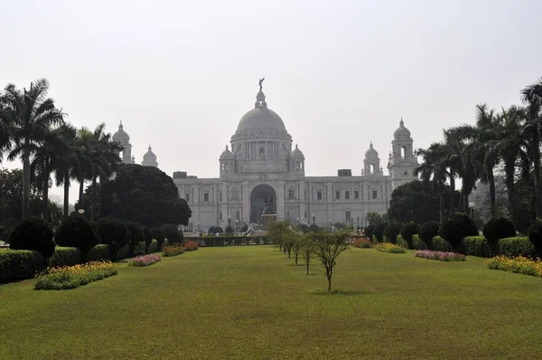 印第安Kolkata Victoria纪念馆 — 图库照片