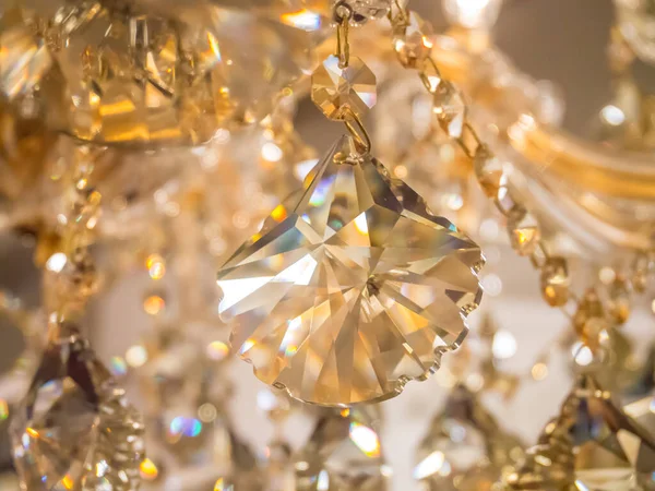 Twinkle Twinkle Crystal Chandelier Room — Stock Photo, Image