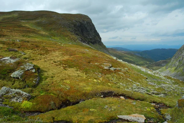 Herbstblick Norwegen — Stockfoto