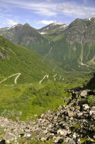 Serpentienen Bordalen Norway — Stock fotografie