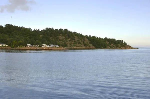 Puerto Deportivo Fevik Norte Sur — Foto de Stock