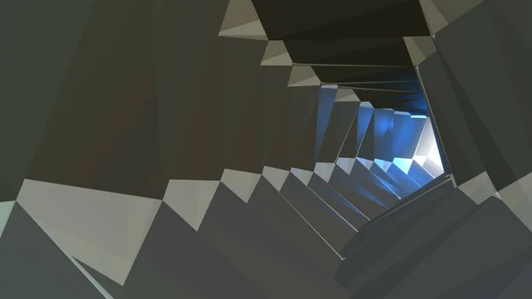 抽象的な背景トンネル 技術背景ループ — ストック写真