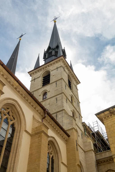 Malerischer Blick Auf Majestätische Kathedralenarchitektur — Stockfoto