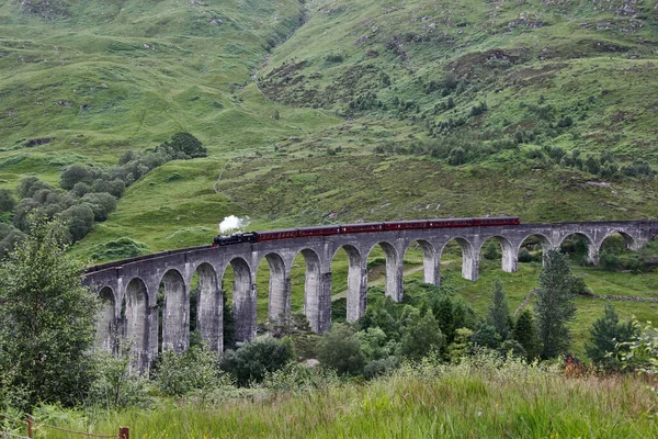 Glenn Finnan Viyadük Jakobit Treni — Stok fotoğraf