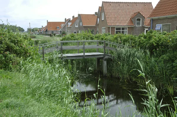 オランダのペテン ビーチと村 — ストック写真