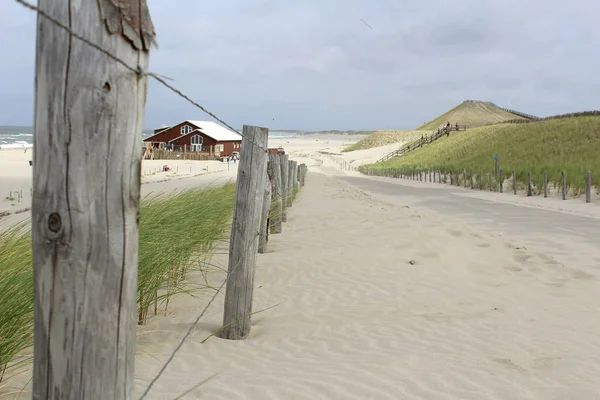 Petten Podzemí Pláž Vesnice — Stock fotografie