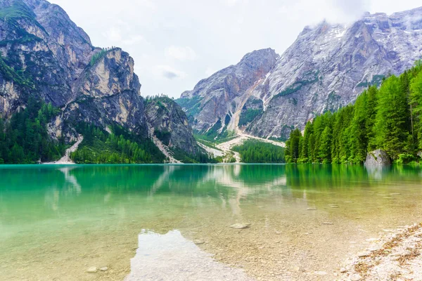 Pagser Wildsee Alto Adige — Foto Stock