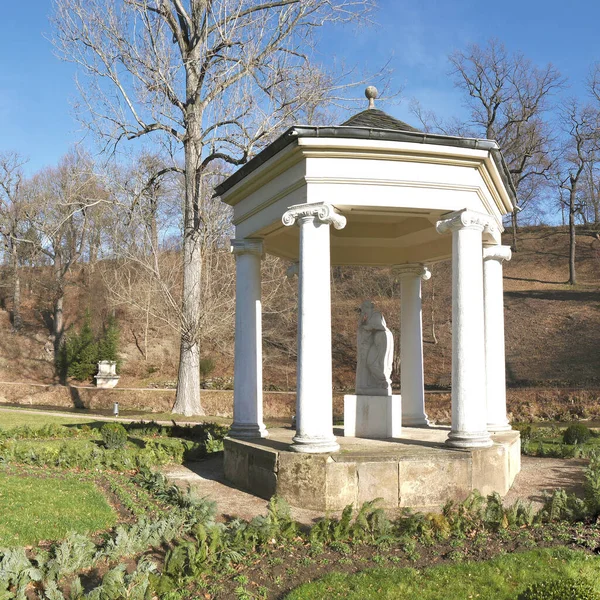 Tiefurt Parque Com Musentempel — Fotografia de Stock