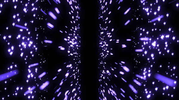 Glitter Space Comet Star Particule Colorée Contexte Artistique — Photo