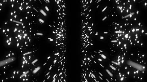 Glitter Ruimte Comet Ster Kleurrijke Deeltje Kunst Achtergrond — Stockfoto