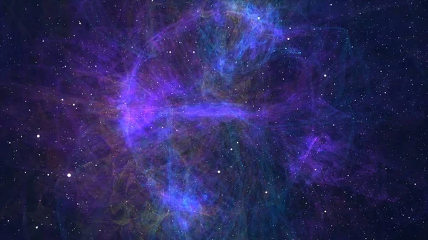 Fantasztikus Színes Köd Közelítése Reális Galaxis Tejút — Stock Fotó