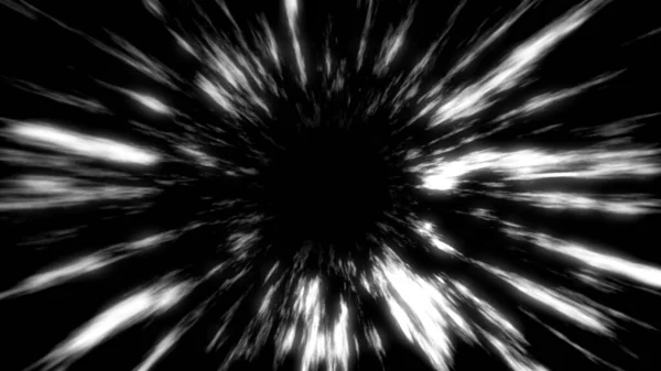 Футуристический Светлый Туннель Абстрактный Фон Черной Дырой — стоковое фото