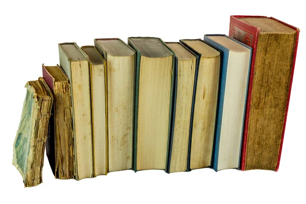 Στοίβες Βιβλίων Από Παλιά Βιβλία — Φωτογραφία Αρχείου