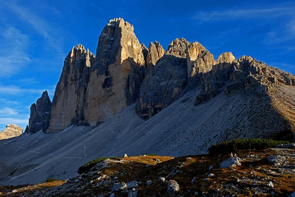 Cara Norte Los Tres Picos Dolomita — Foto de Stock