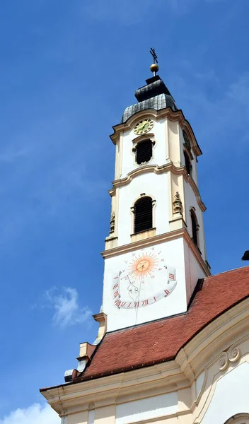 Najpiękniejszy Wiejski Kościół Świecie Steinhausen — Zdjęcie stockowe