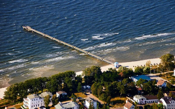 Alte Seebrücke Der Ostsee Bei Lubmin — Stockfoto