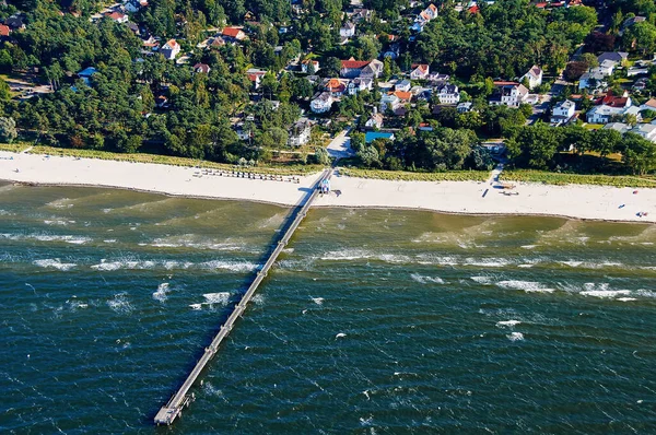 Old Sailboatpier Baltic Sea Nearby Lubmin — Stock Photo, Image
