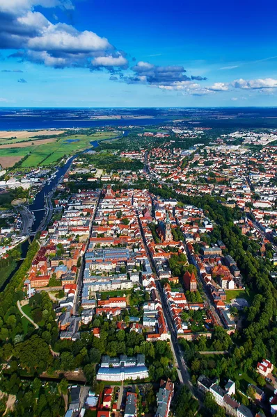 Vista Aérea Hansestadt Greifswald —  Fotos de Stock