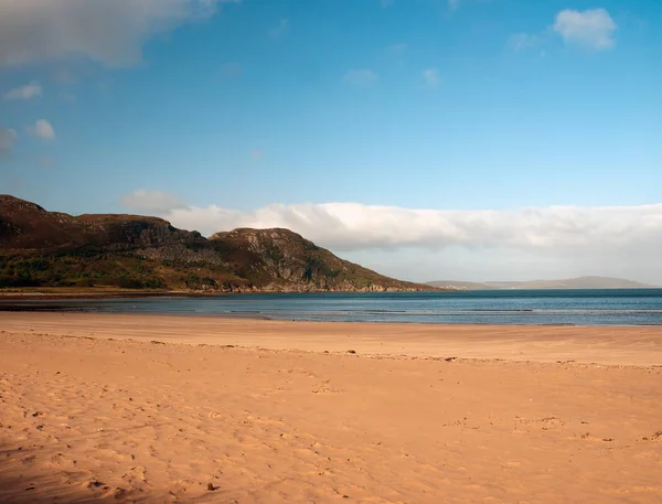 Vacker Sandstrand Skottland — Stockfoto