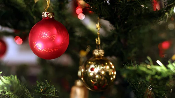 Kerstmis Achtergrond Met Glanzende Kleuren — Stockfoto