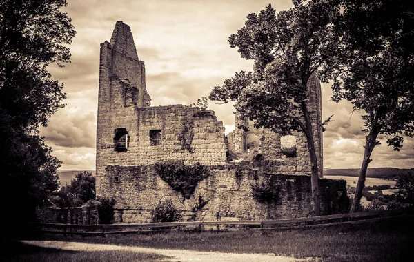 Старий Замок Руїни Подорожі Архітектура Концепція — стокове фото
