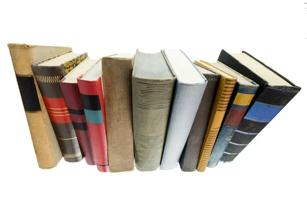 Bücherstapel Aus Alten Büchern — Stockfoto