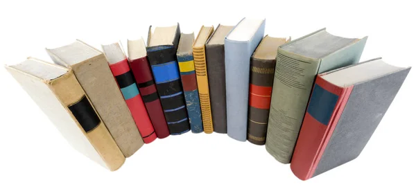 Bücherstapel Aus Alten Büchern — Stockfoto