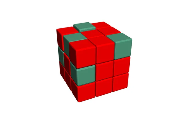 Rubiks Cube Cubo Rubio — Foto de Stock