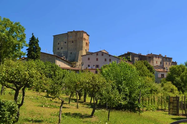 Italian Village Umbria Castle — Stock Photo, Image