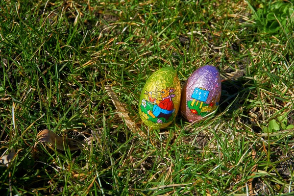 Easter Egg Gras — Stock Photo, Image