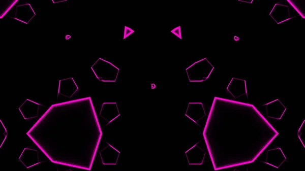 Looping Kaleidoskop Sequenz Abstrakte Bewegungsgrafik Hintergrund — Stockfoto