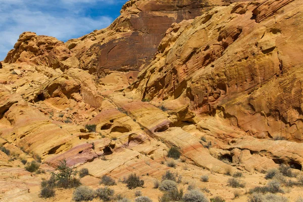 Beeindruckende Landschaft Und Sandsteinformationen Valley Fire State Park — стокове фото