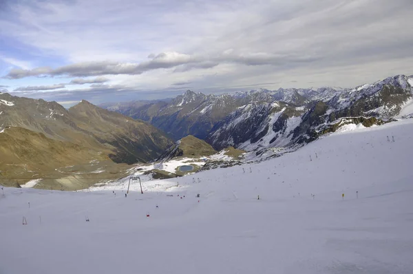 Gletsjergebied Stubaital Zomergebied — Stockfoto