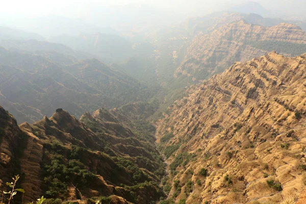 Mahabaleshwar Hill Állomás Mumbai Közelében Turisták Felfedezhetik Mágia Monkey Point — Stock Fotó