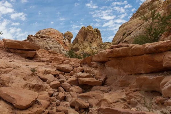 Beeindruckende Landschaft Und Sandsteinformationen Valley Fire State Park — Fotografia de Stock