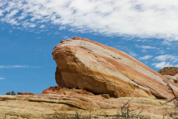 Beeindruckende Landschaft Und Sandsteinformationen Valley Fire State Park — Φωτογραφία Αρχείου