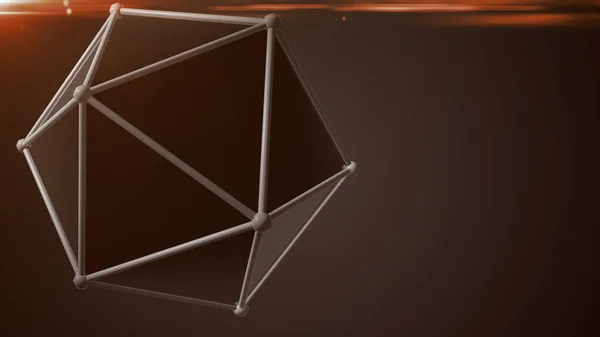 3Dは大きな原子をレンダリングしました 要旨技術の背景 — ストック写真