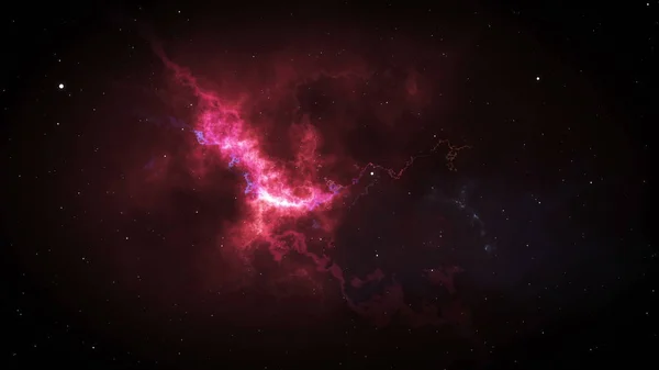 Realistiska Galaxen Vintergatan — Stockfoto