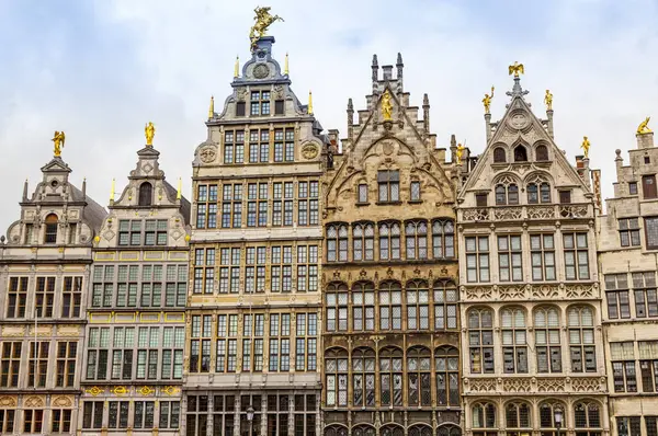 Fasader Grote Markt Antwerp Belgium — Stockfoto