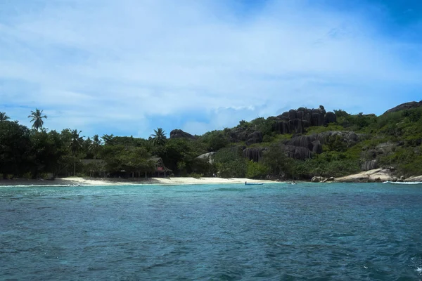 Seychely Praslin Ostrovech Sesterský Ostrov Grande Soeur — Stock fotografie