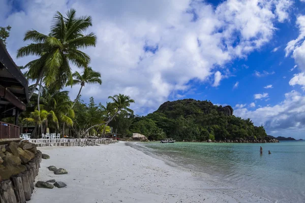 Seychelles Praslin Cote Beach — Stock Photo, Image