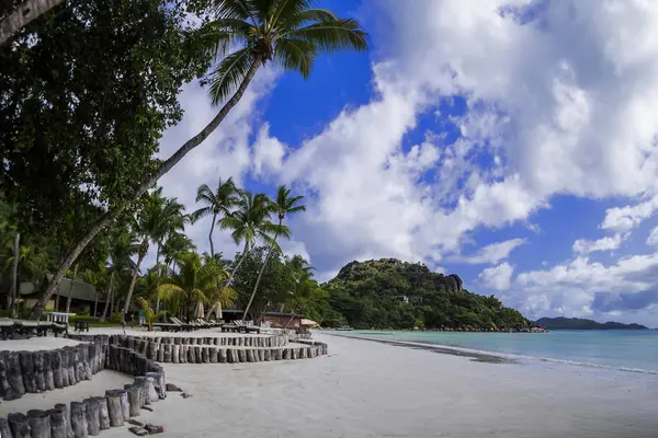 Seychelles Praslin Cote Beach — Stock Photo, Image