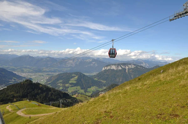 Vista Panorâmica Bela Paisagem Alpes — Fotografia de Stock