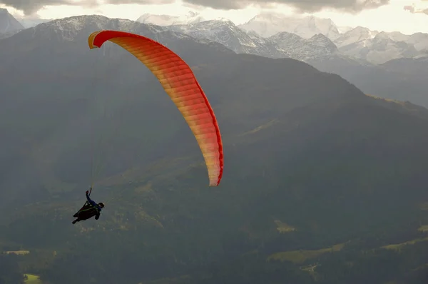 Vista Panorâmica Paisagem Majestosa Dos Alpes — Fotografia de Stock