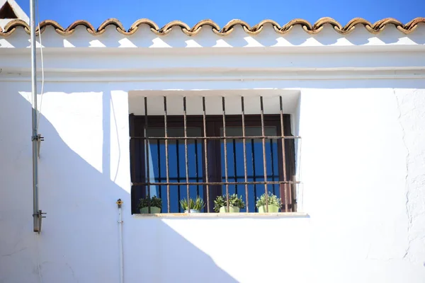 Фасады Домов Altea Costa Blanca Spain — стоковое фото