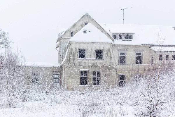 Albrechtshaus Cerco Inverno Harz — Fotografia de Stock